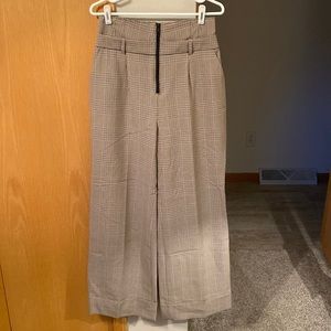 Trouvé high waist wide leg pant trousers